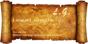 Lengyel Gizella névjegykártya